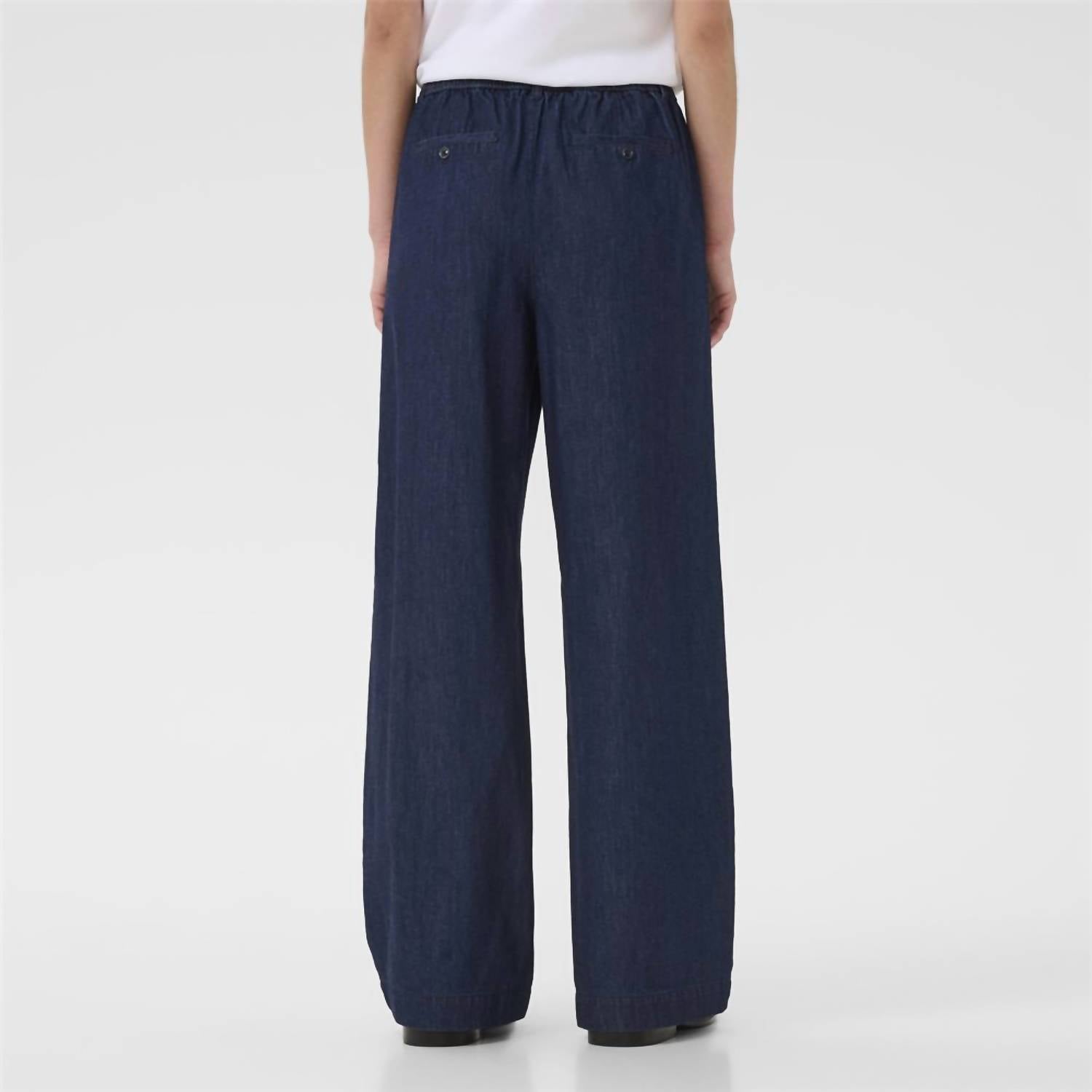 Part Two Sarana Jeans in rise blue denim - women's jeans - detail view