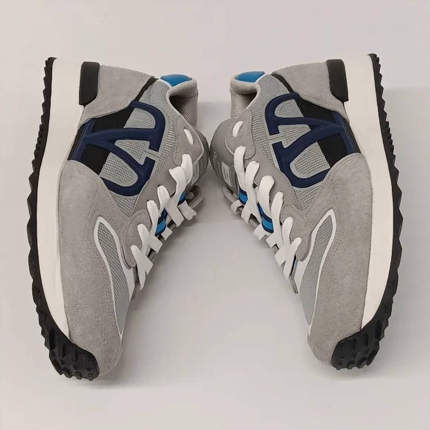 Valentino Garavani Men's V Logo Low Top Sneakers in gray - men's sneaker - alternate view