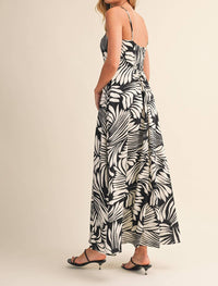 Klesis - Printed Linen A-line Midi Dress