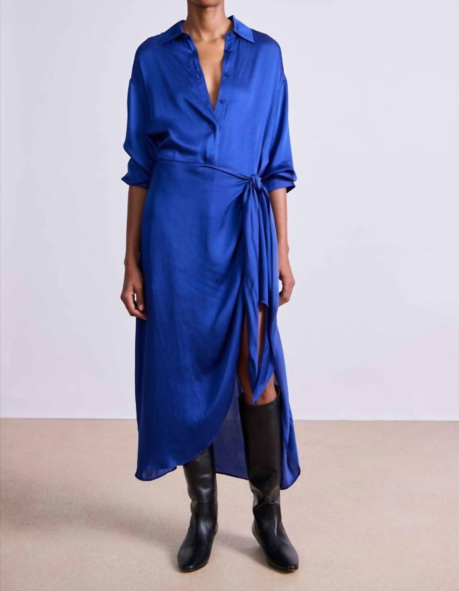 Apiece Apart - Alessandra Sarong Shirt Dress