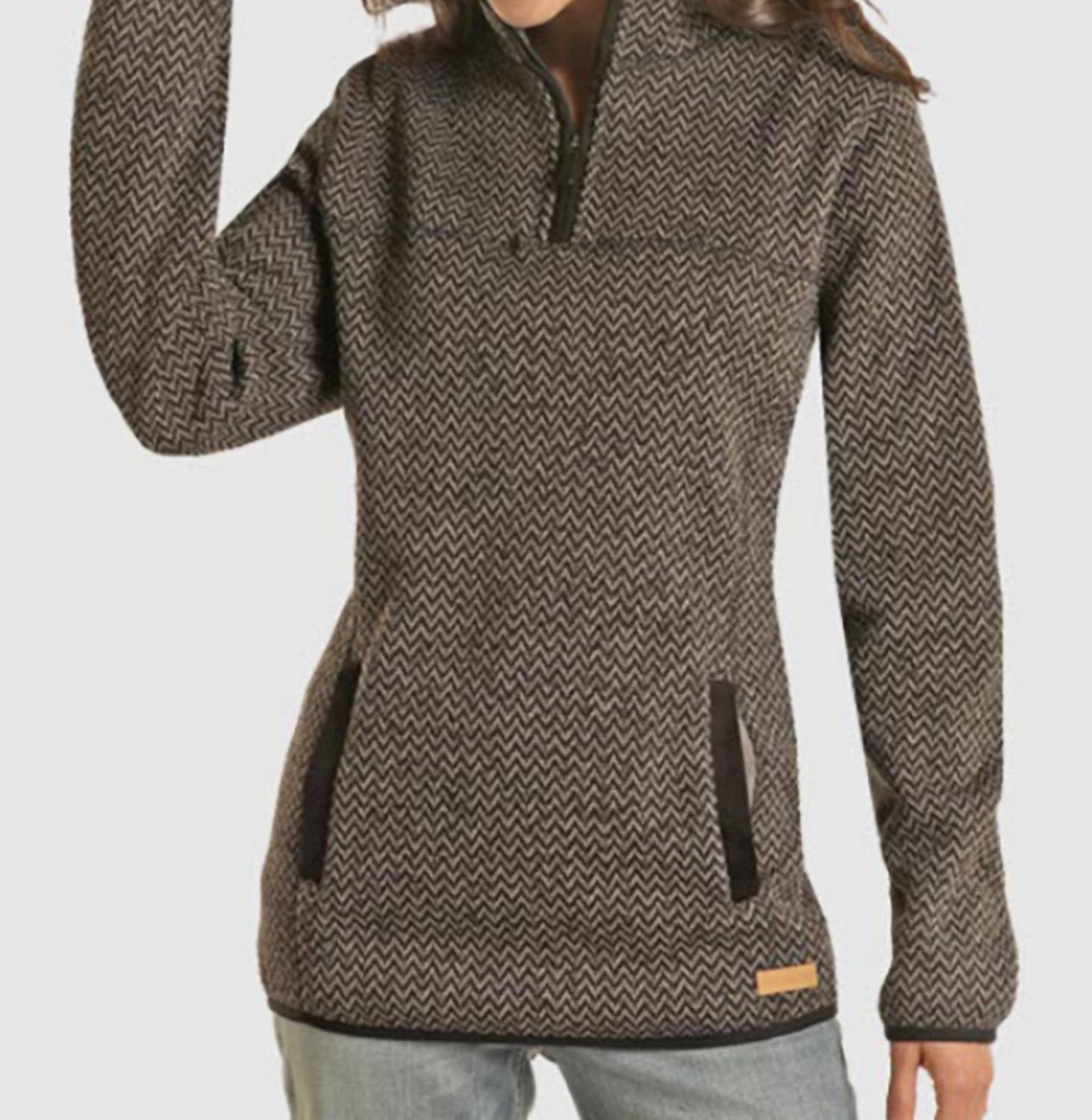 Powder River - Melange 1/4 Zip Pullover