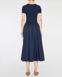 Staud - Ysabel Crewneck Midi Dress