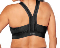 Handful Y Back Bra in booya black - women's intimate - detail view