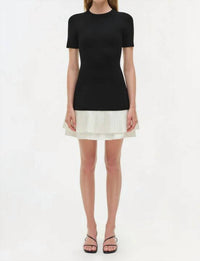 Simkhai - Lorin Taffeta Knit Mini Dress