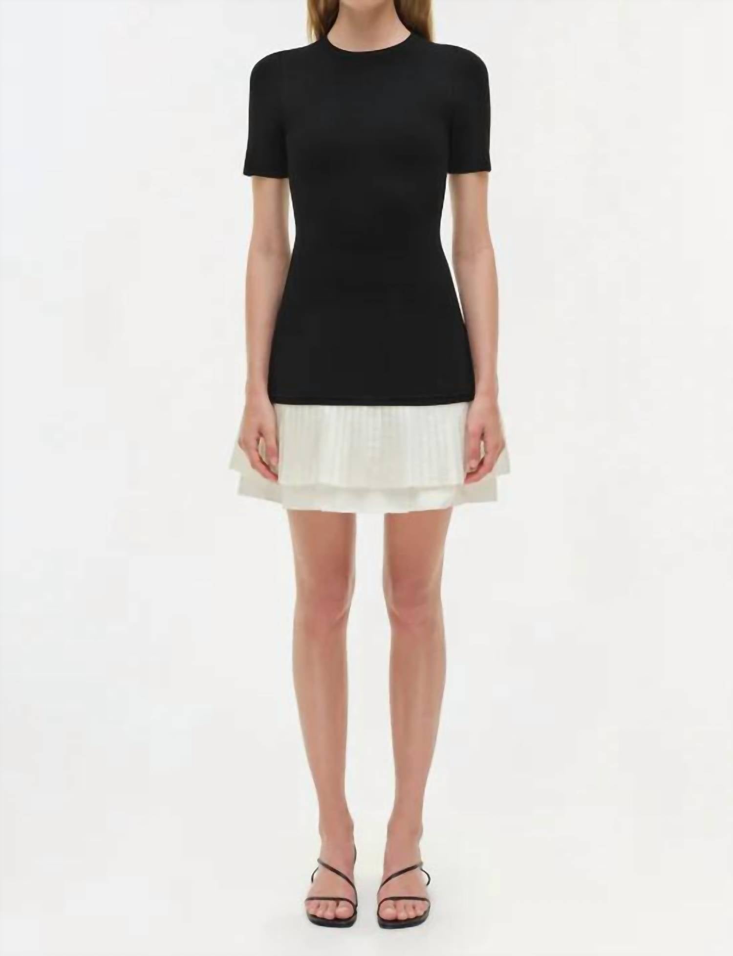 Simkhai - Lorin Taffeta Knit Mini Dress