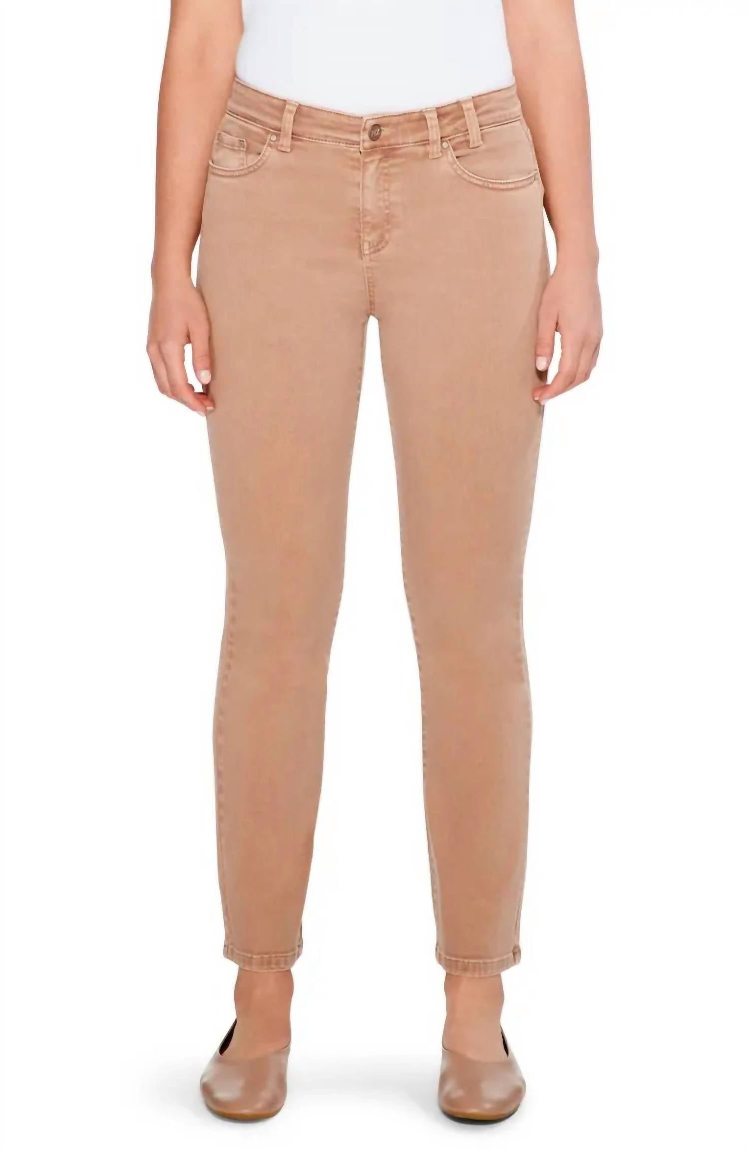 Nic + Zoe - Mid Rise Ankle Straight Leg Jeans