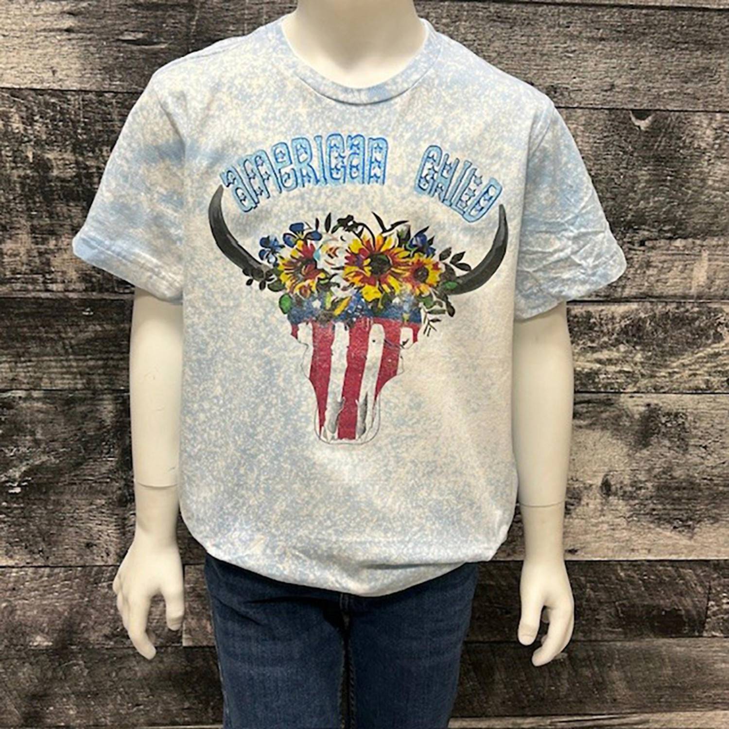 Bratti Mati - Kids American Child Bleached Tee