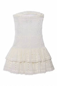 Katie J Nyc - Junior Melina Drop Waist Ruffle Dress