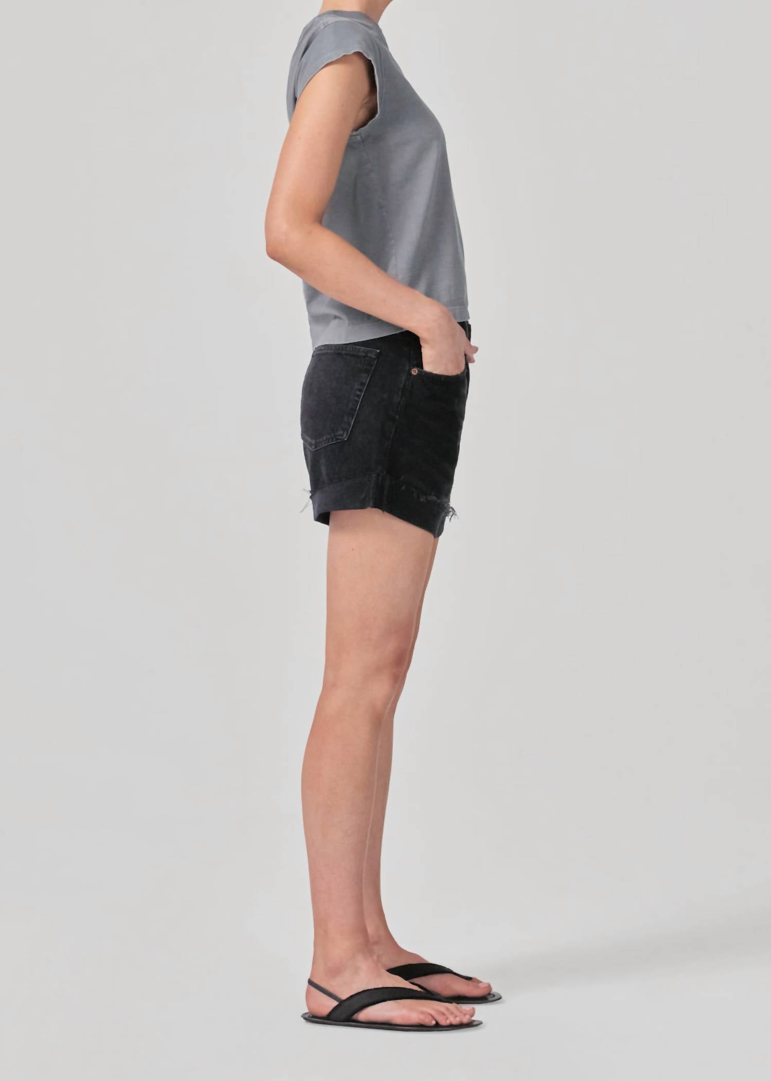 Agolde - PARKER LONG SHORT WITH CUFF