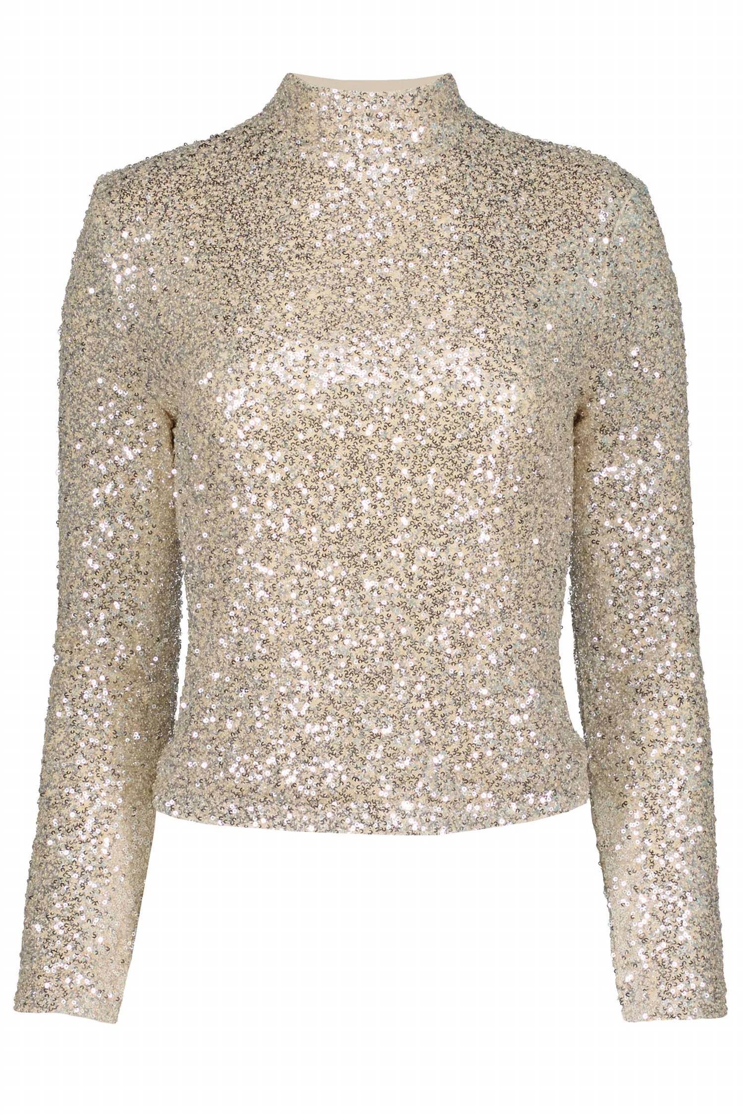 Bishop + Young - Women's Sublime Funnel Neck Sequin Top