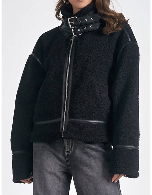 Elan - Bomber Sherpa Jacket