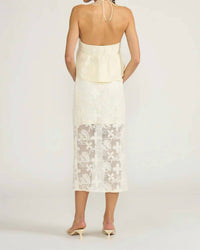 Lucy Paris - Holly Beaded Halter Top