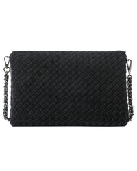 Haute Shore - Women's Lexi Woven Suede Crossbody Bag