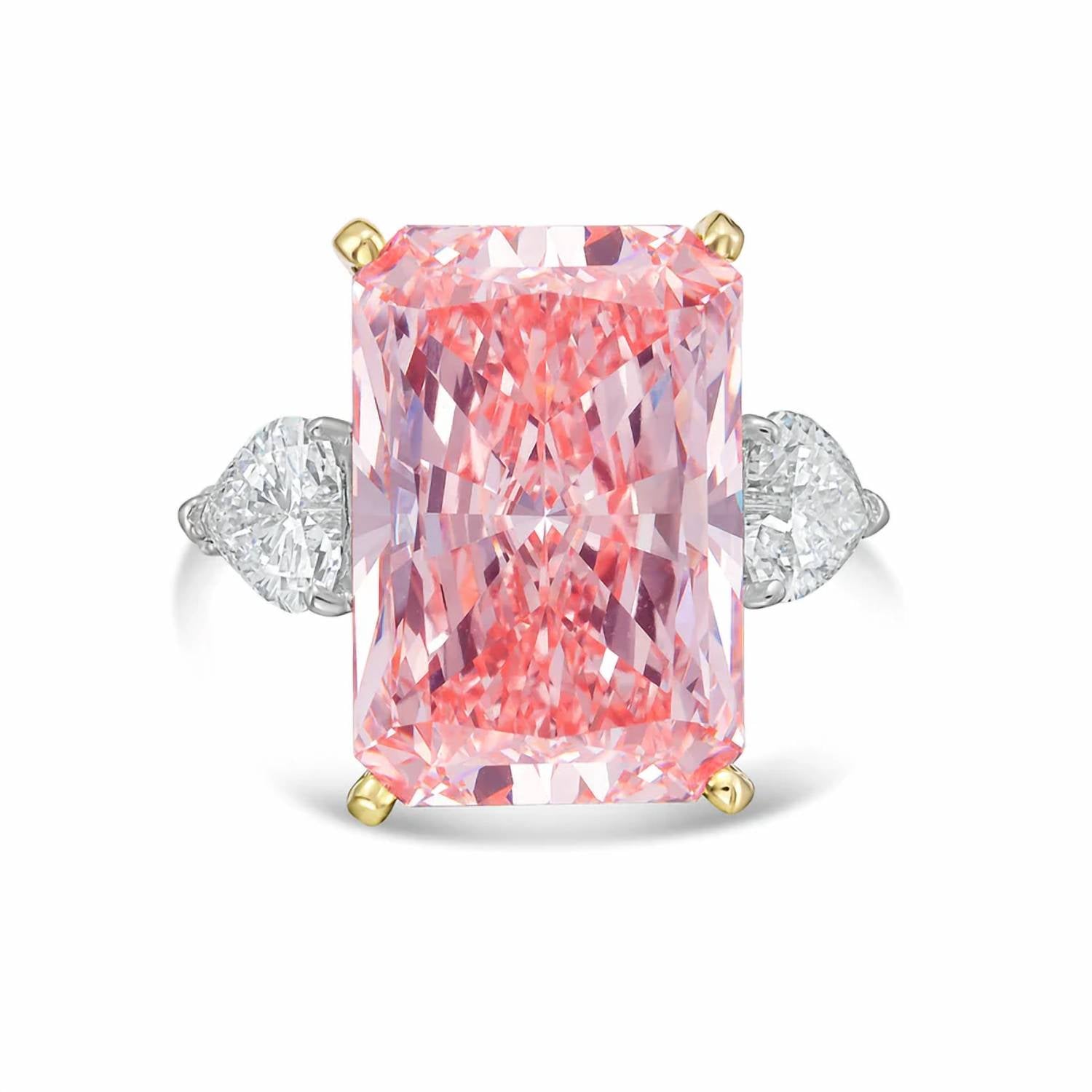Diana M Jewels - Women's Radiant Lab-Grown Diamond Ring (8.00 Ct) - Elegant Plus