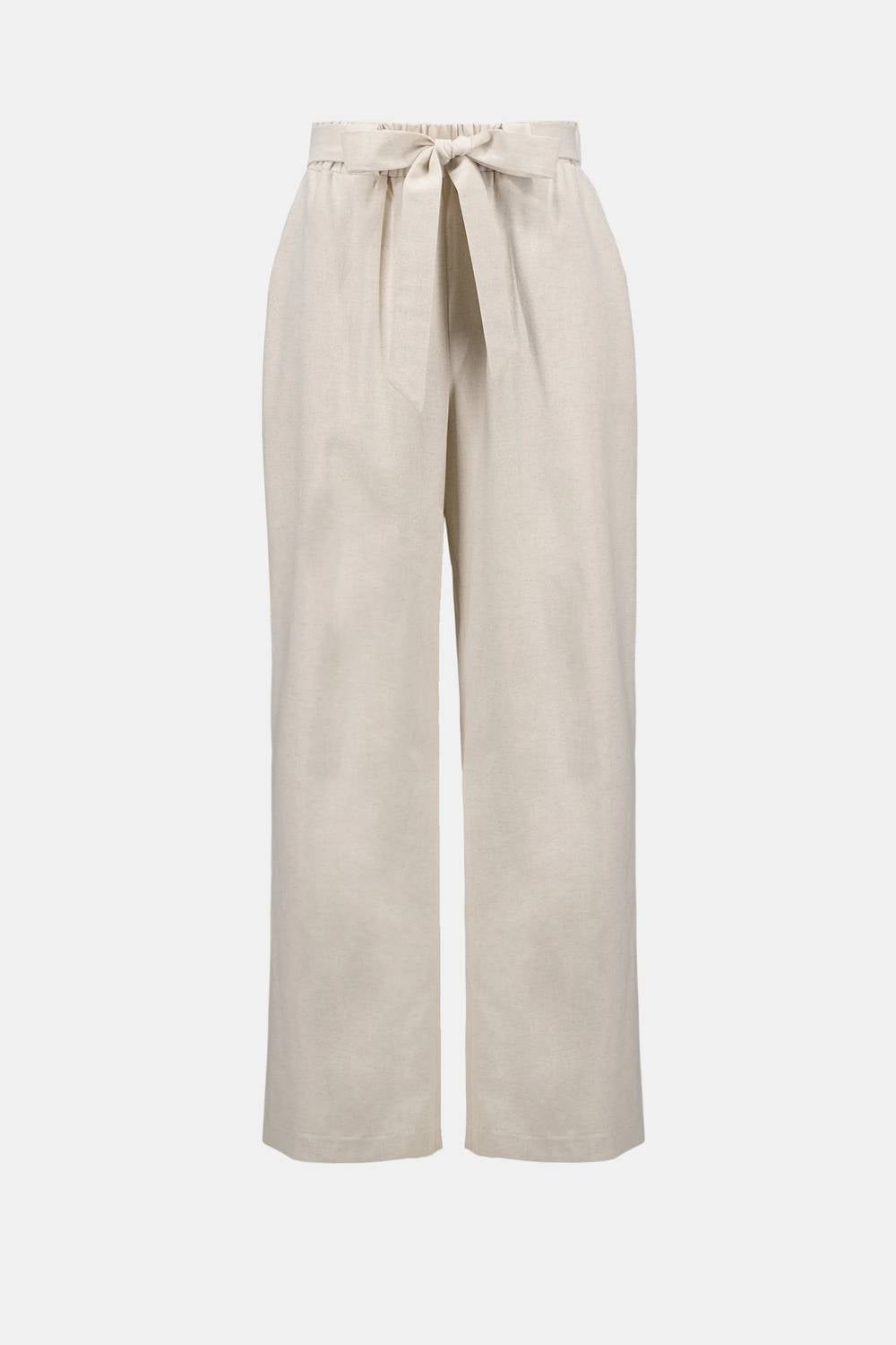 Joseph Ribkoff - Linen Woven Pull-on Wide Leg Pants