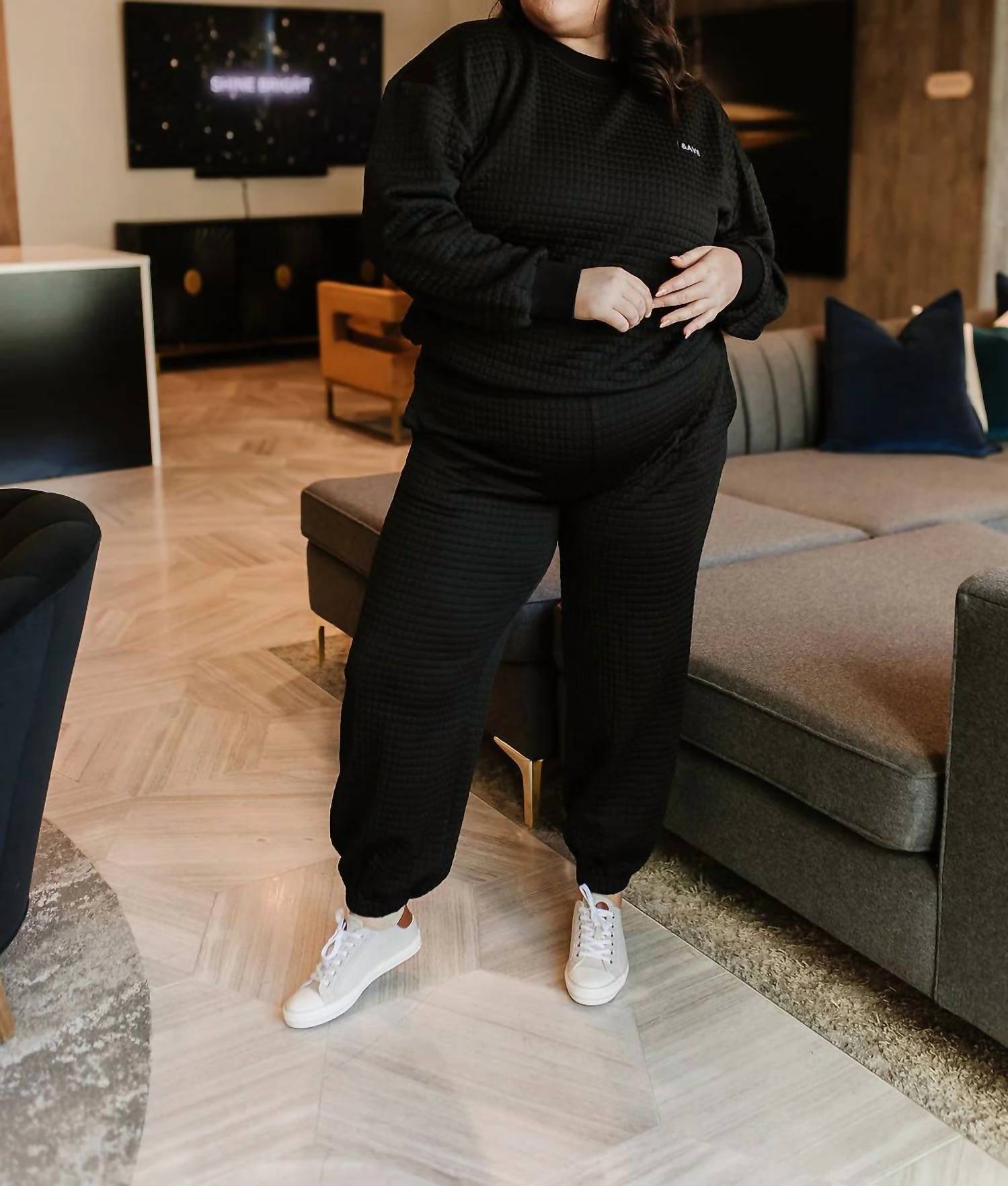 Ampersand Ave - Quilted Pullover Sweater