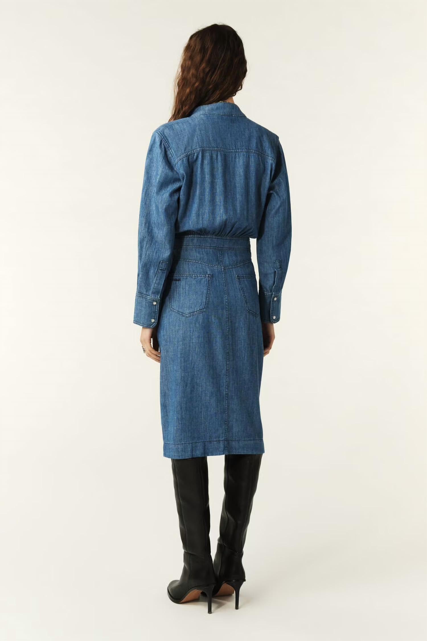 Ba&Sh - Wakie Denim Midi Dress
