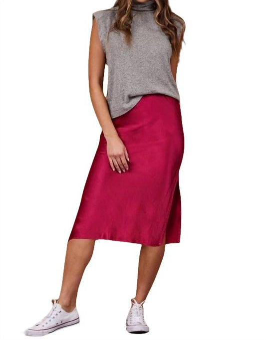 DORIT SILKY SLIP SKIRT