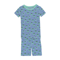 Kickee - Kids' Short Sleeve Pajama Set with Shorts
