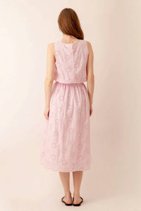 By Together - Ophelia Eyelet Midi Skirt