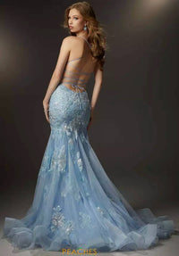 Morilee - Scoop Neckline Gown