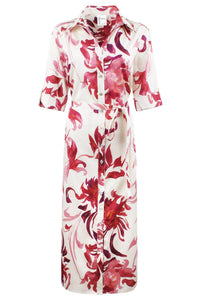 Finley - Kyoto Floral Long Alex Shirt Dress