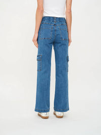Six/Fifty - Lucy Denim Cargo Pant