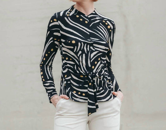 Clara Sunwoo - Center Front Tie Top