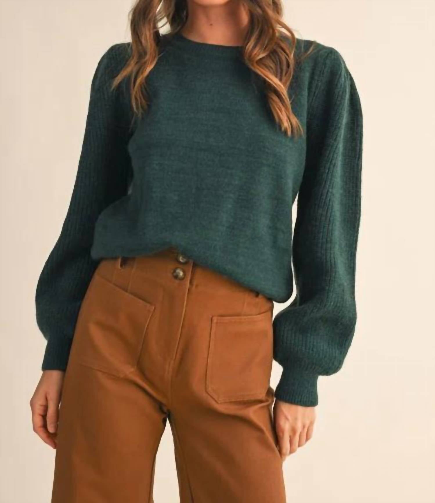&Merci - Zoey Ribbed Sweater