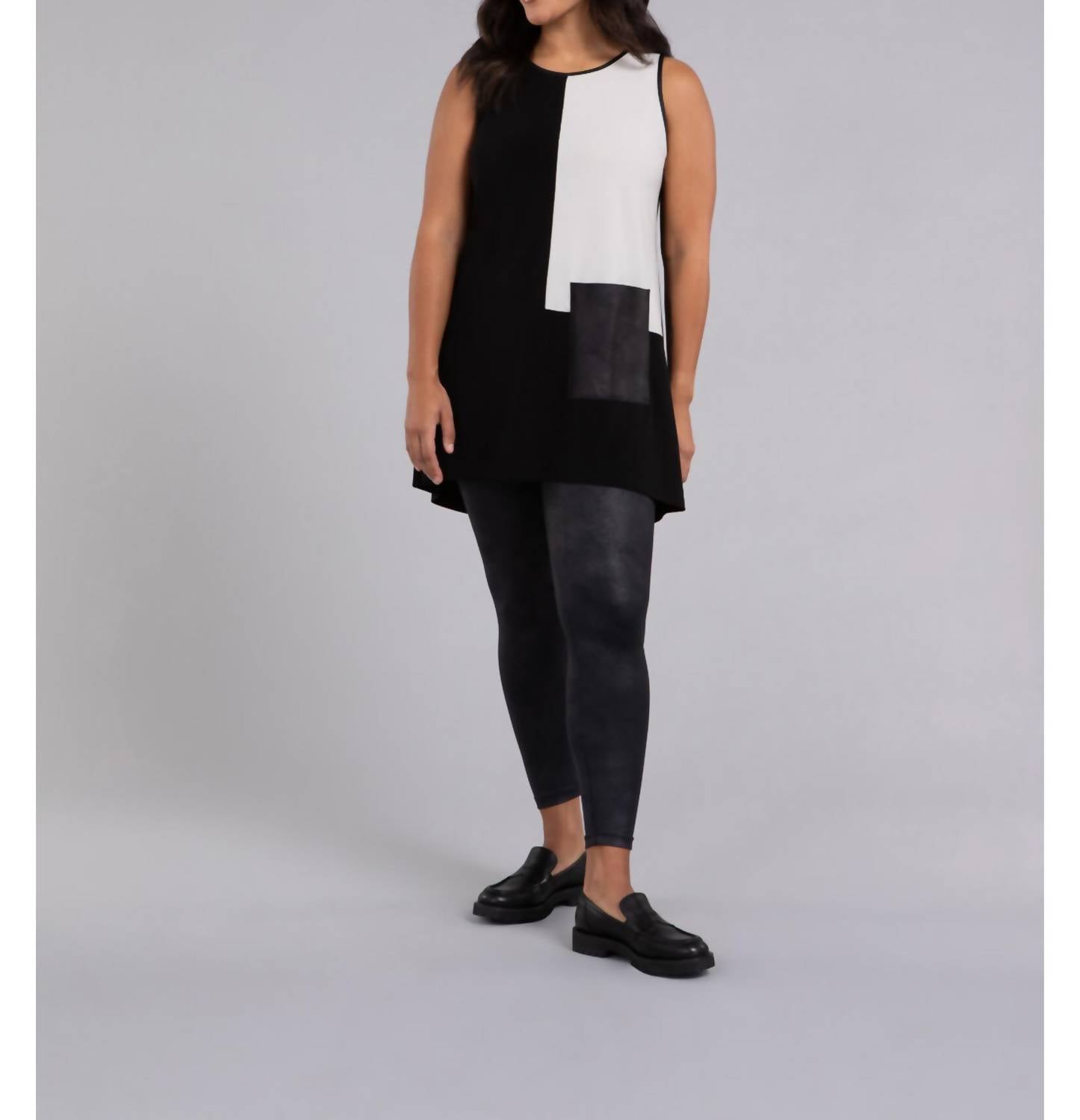 Sympli - Colour Block Patch Pocket Tunic Rop