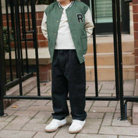 Rylee + Cru Baggy Pant in washed black 1 - kids' item - detail view