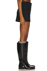 line and dot Eton Mini Skirt in black 1 - women's skirt - view 4