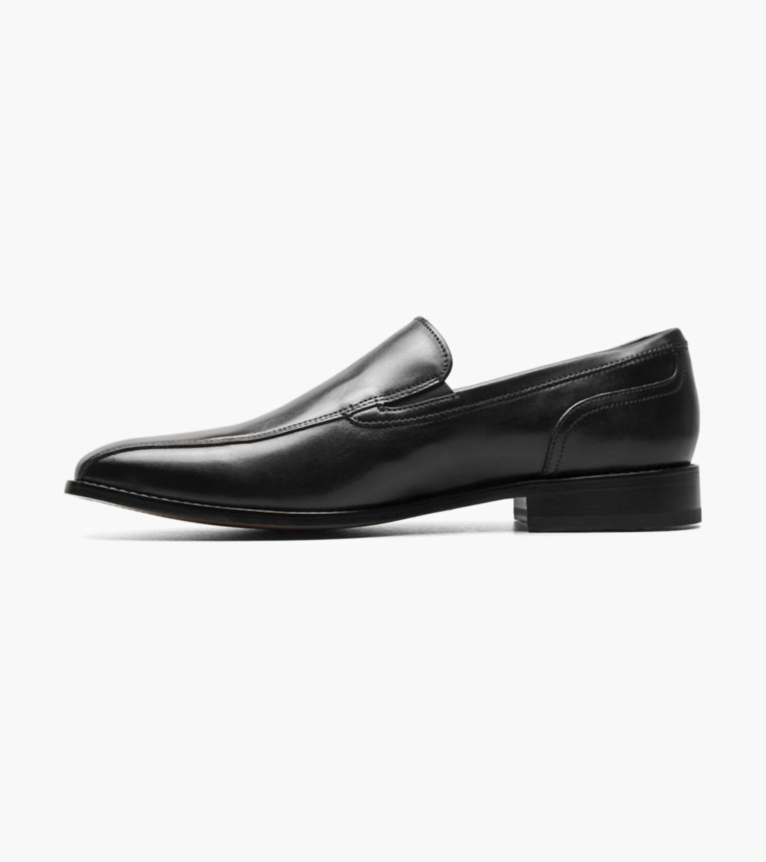 Florsheim Men's Corbetta Bike Toe Slip On Shoes in black - men's loafer - alternate view