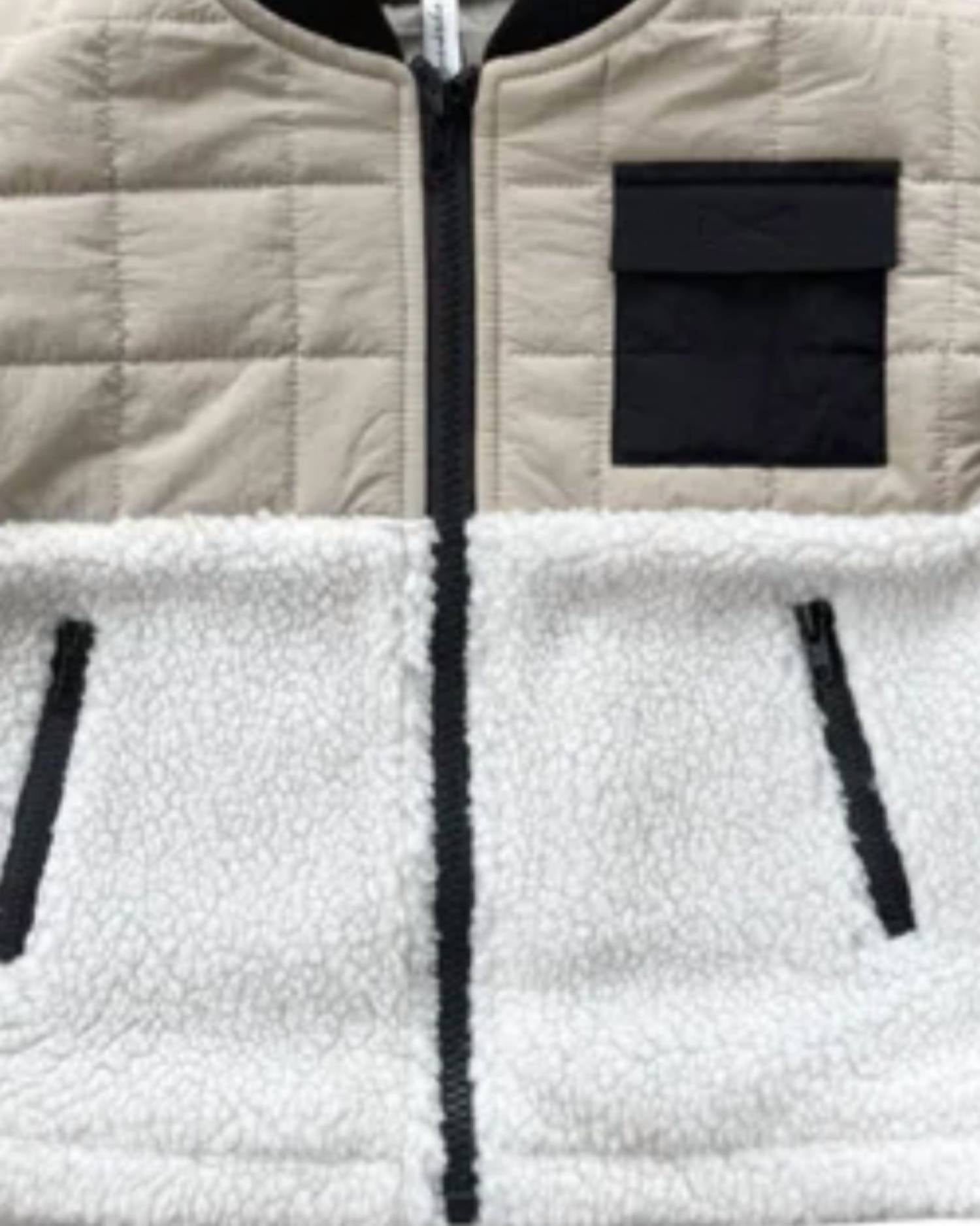 Babysprouts - Kids Quilted Sherpa Jacket