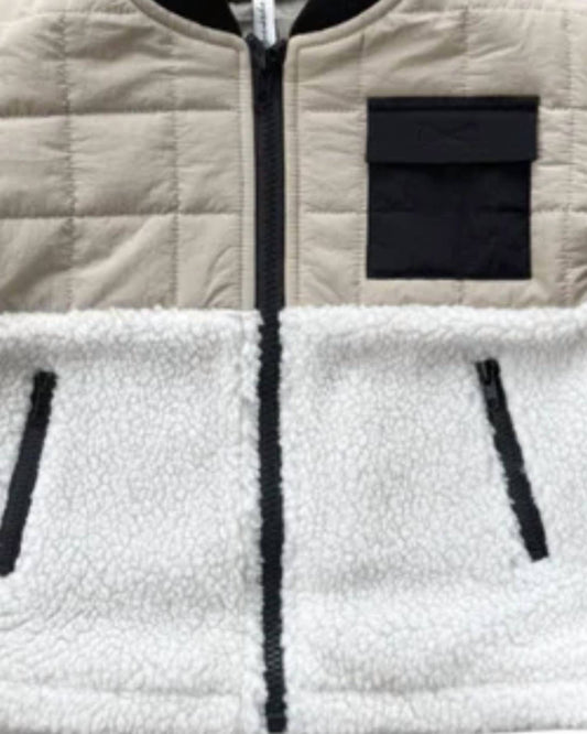Babysprouts - Kids Quilted Sherpa Jacket