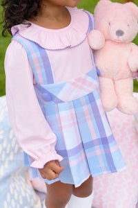 The Beaufort Bonnet Company - Girls Long Sleeve Ramona Ruffle Shirt