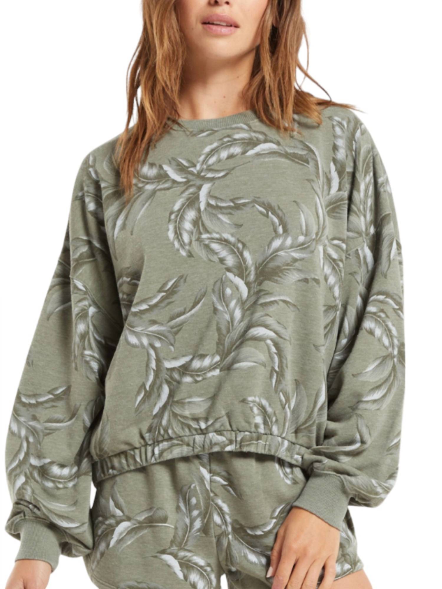 Z Supply - MASON PALM PULLOVER TOP