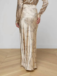 L'Agence - Ryker Silk Maxi Skirt