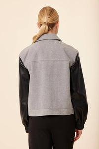 Dolce Cabo - Leather Sleeve Jacket