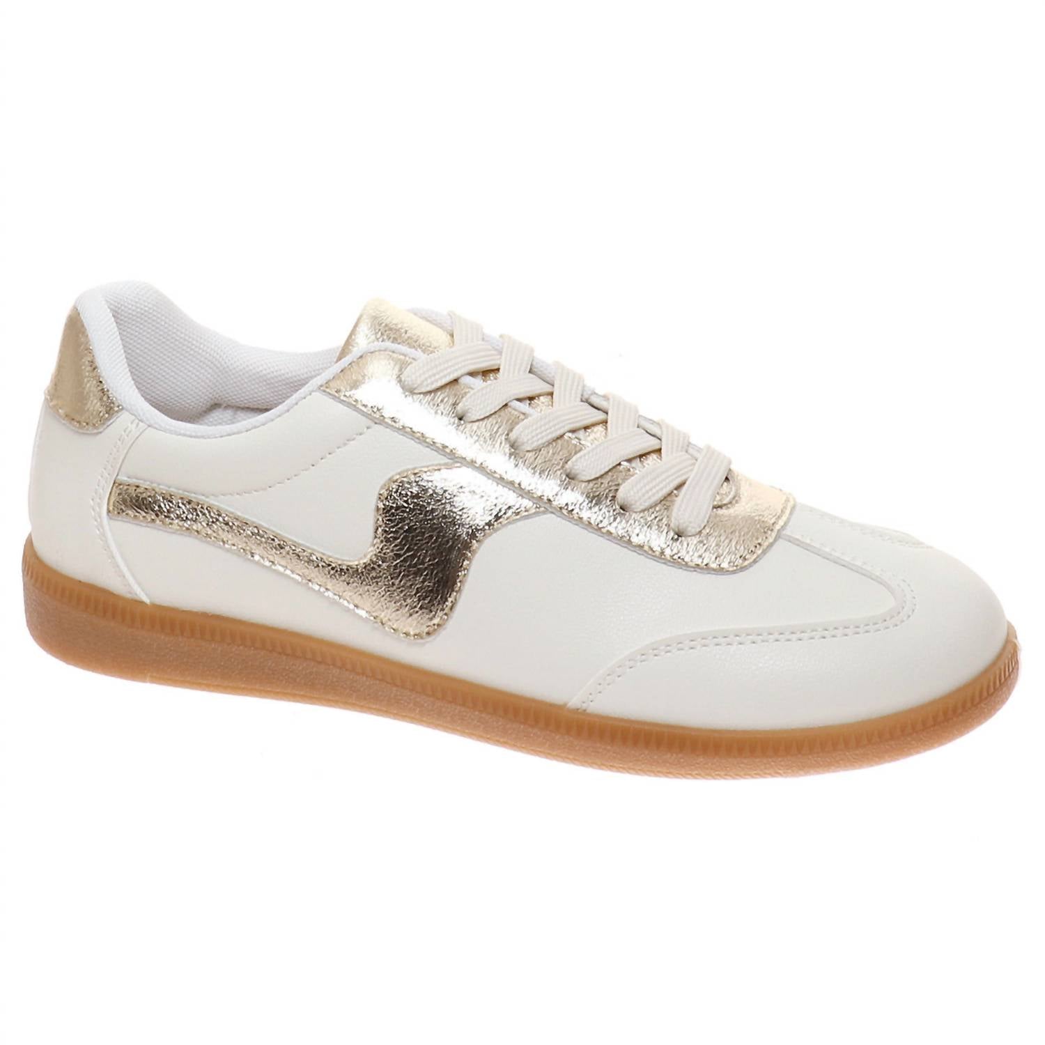 Outwoods Women's Great Sneakers in gold - women's sneaker