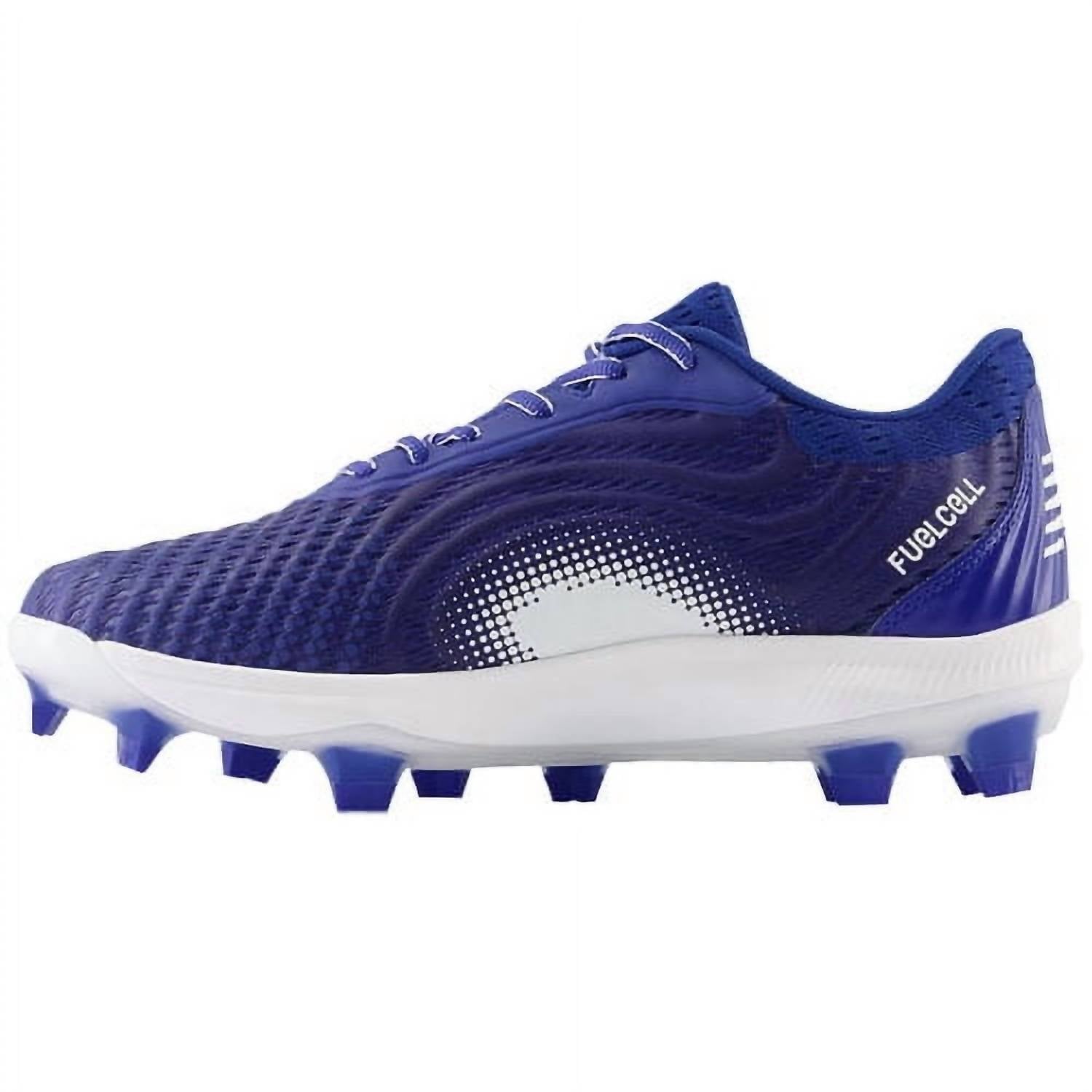 New Balance Men's Fuelcell 4040v7 Molded Cleats Athletic Shoes in royal blue - men's shoe - view 4