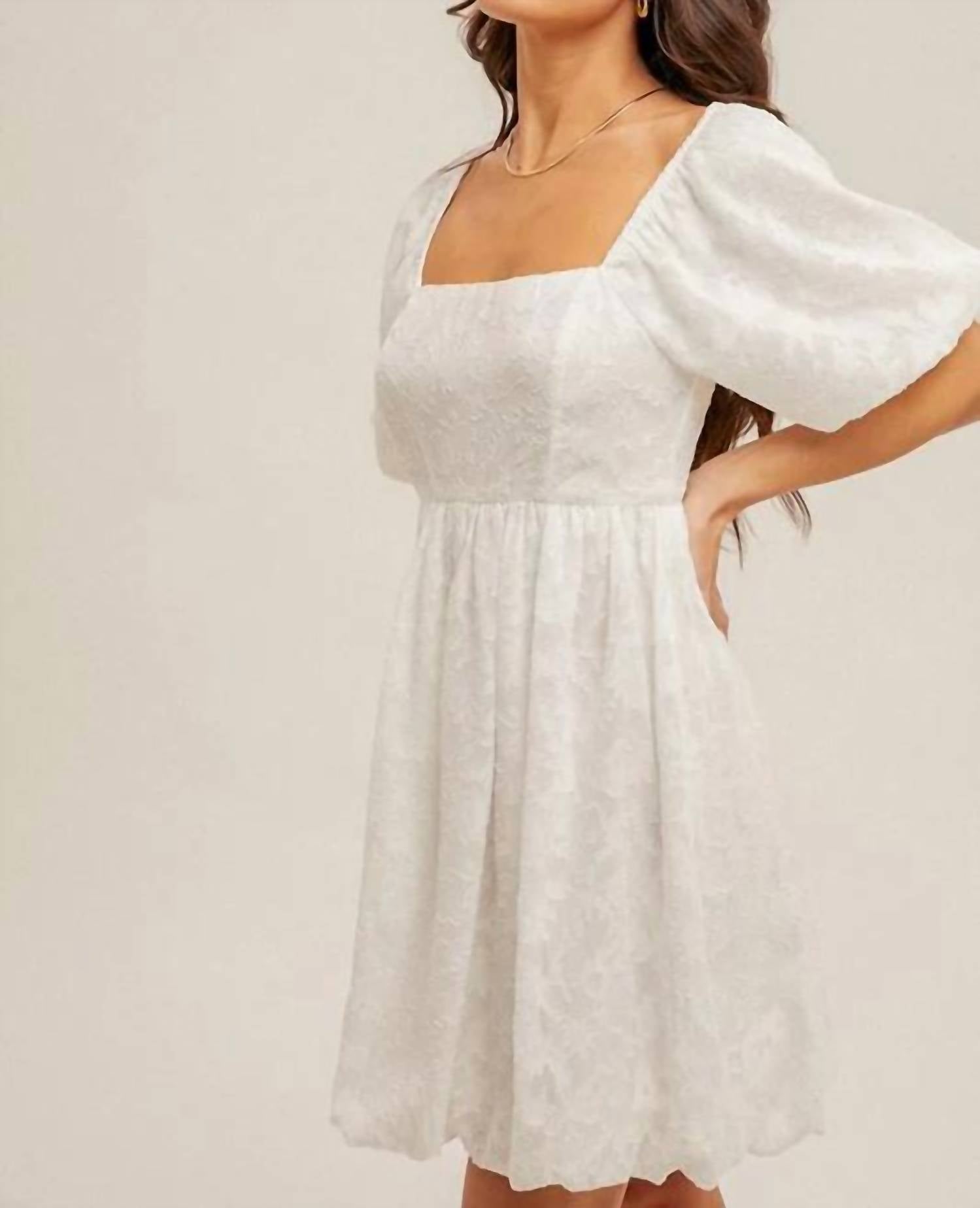 Hem & Thread - Chiffon Print Bubble Dress