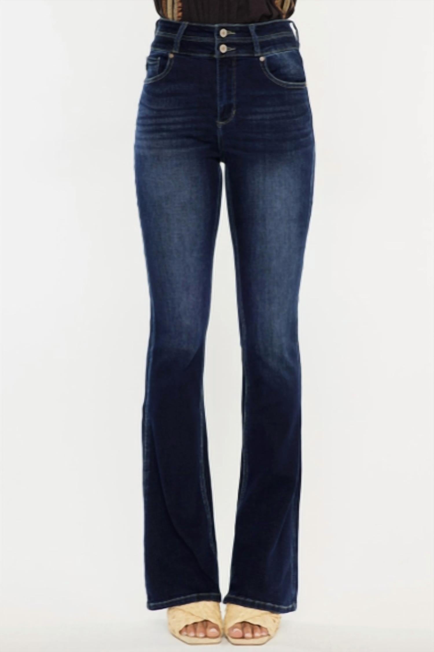 Kancan - High Rise Skinny Bootcut Jeans