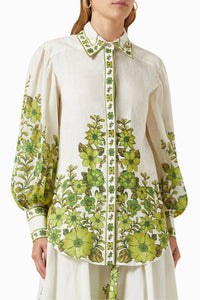 Beulahstyle - Flower Printed Top and Skirt Set