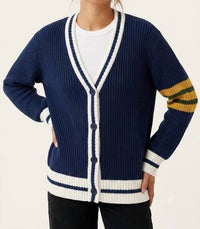 Creamon - Varsity Oversized Cardigan