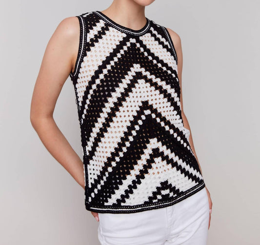 Charlie B - Crochet Sleeveless Top