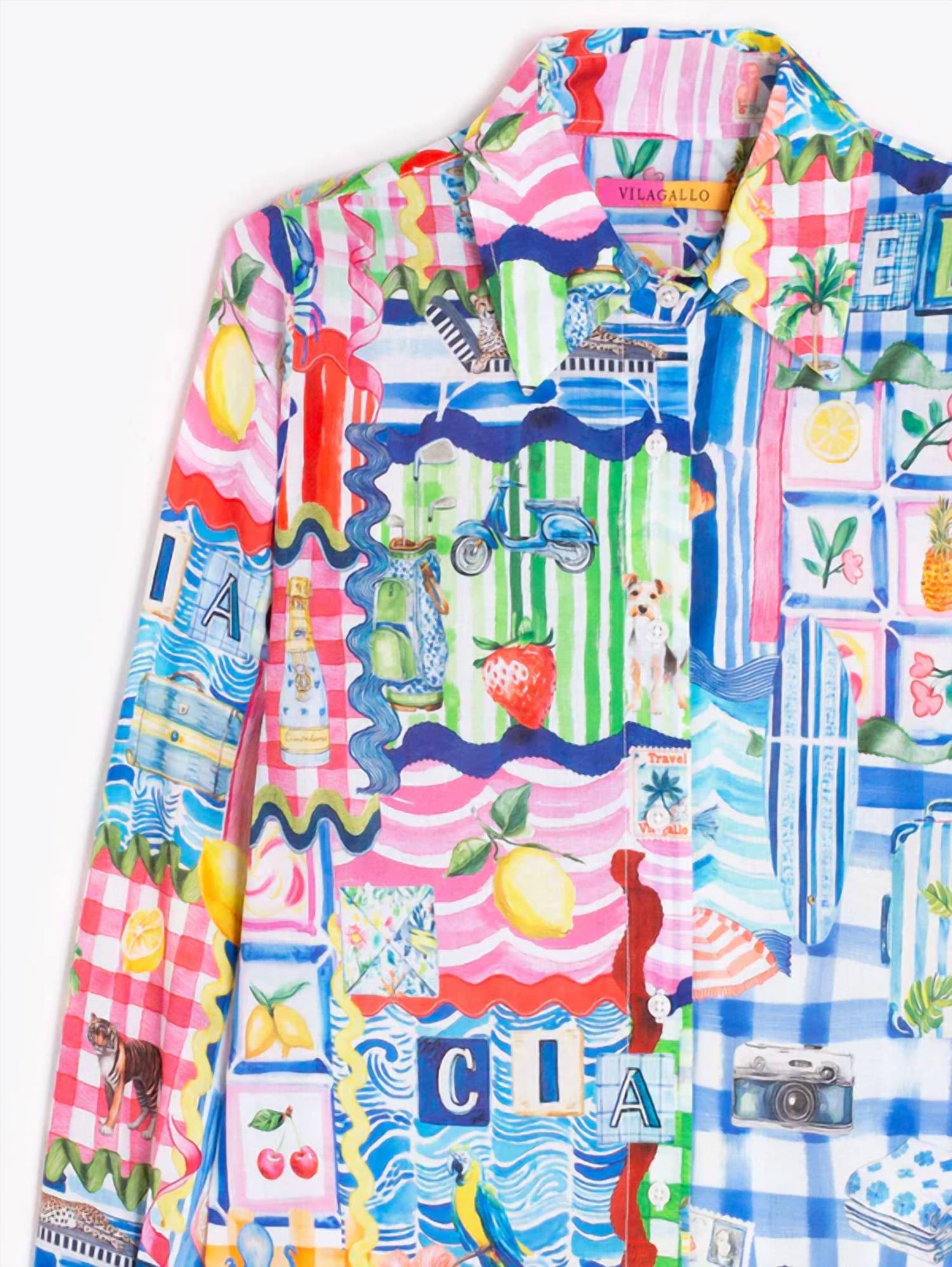 Vilagallo - Graphic Printed Shirt