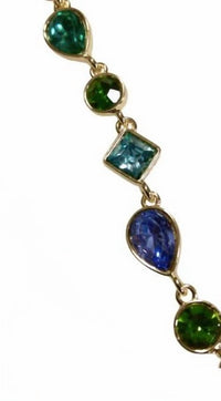 Accessories To Go - Women's Gemstone Glow Layering Necklace