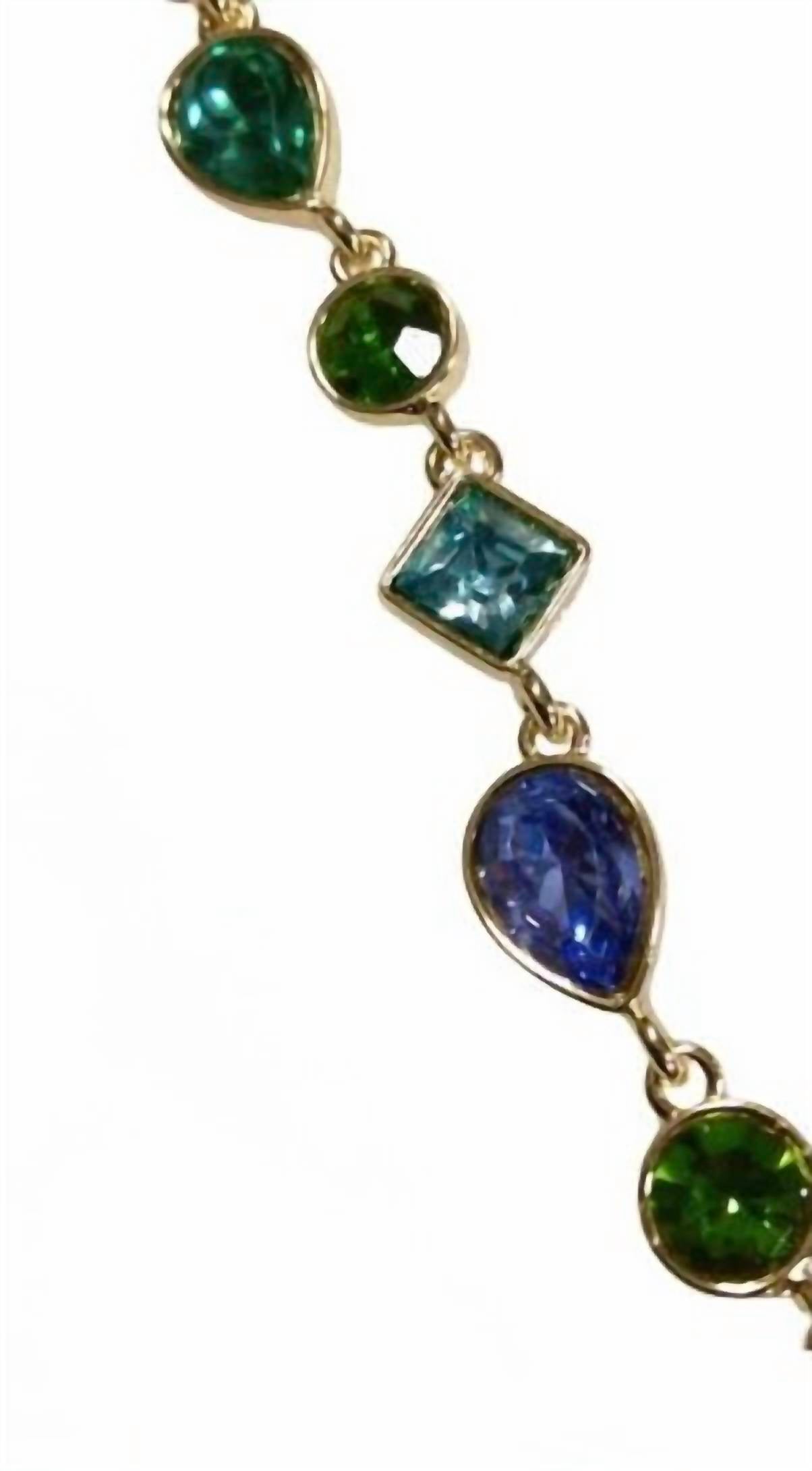 Accessories To Go - Women's Gemstone Glow Layering Necklace