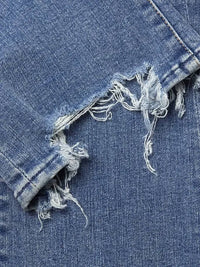 7 For All Mankind - High Rise Slim Kick Flare Cropped Jeans